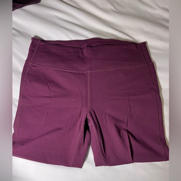 Athleta maroon capri leggings - Picture 2 of 2